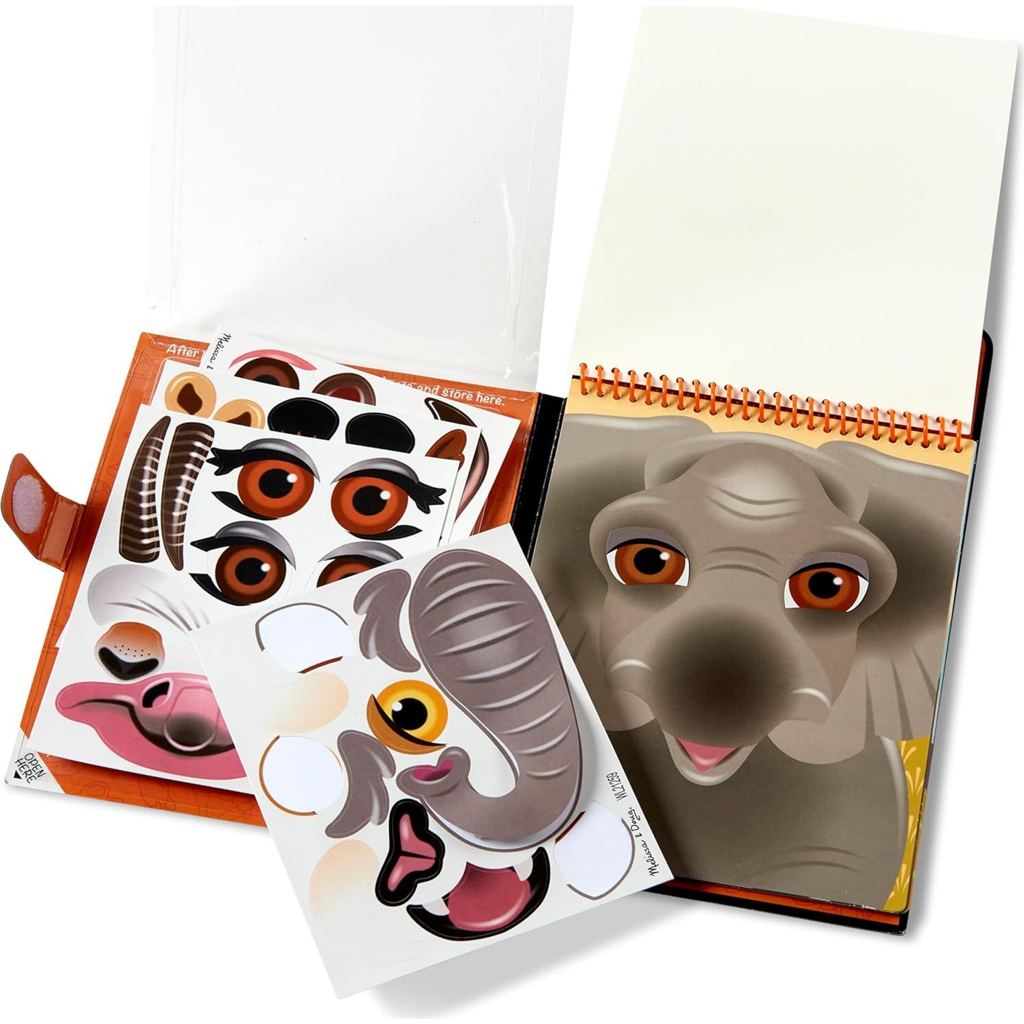 Bloc de Pegatinas Reutilizables Melissa & Doug Safari 66 Piezas