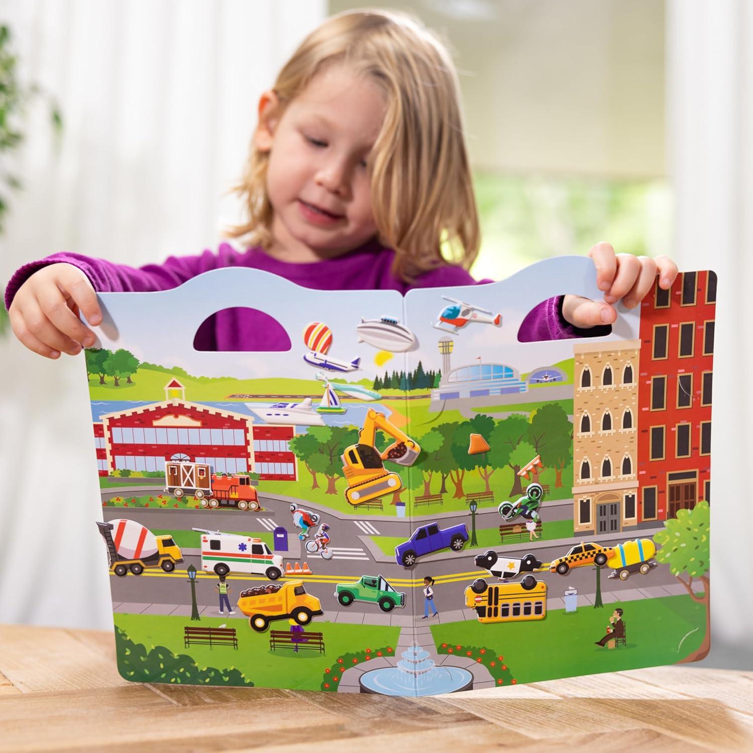 Juego de Stickers Puffy Reutilizables Melissa & Doug 32 Piezas