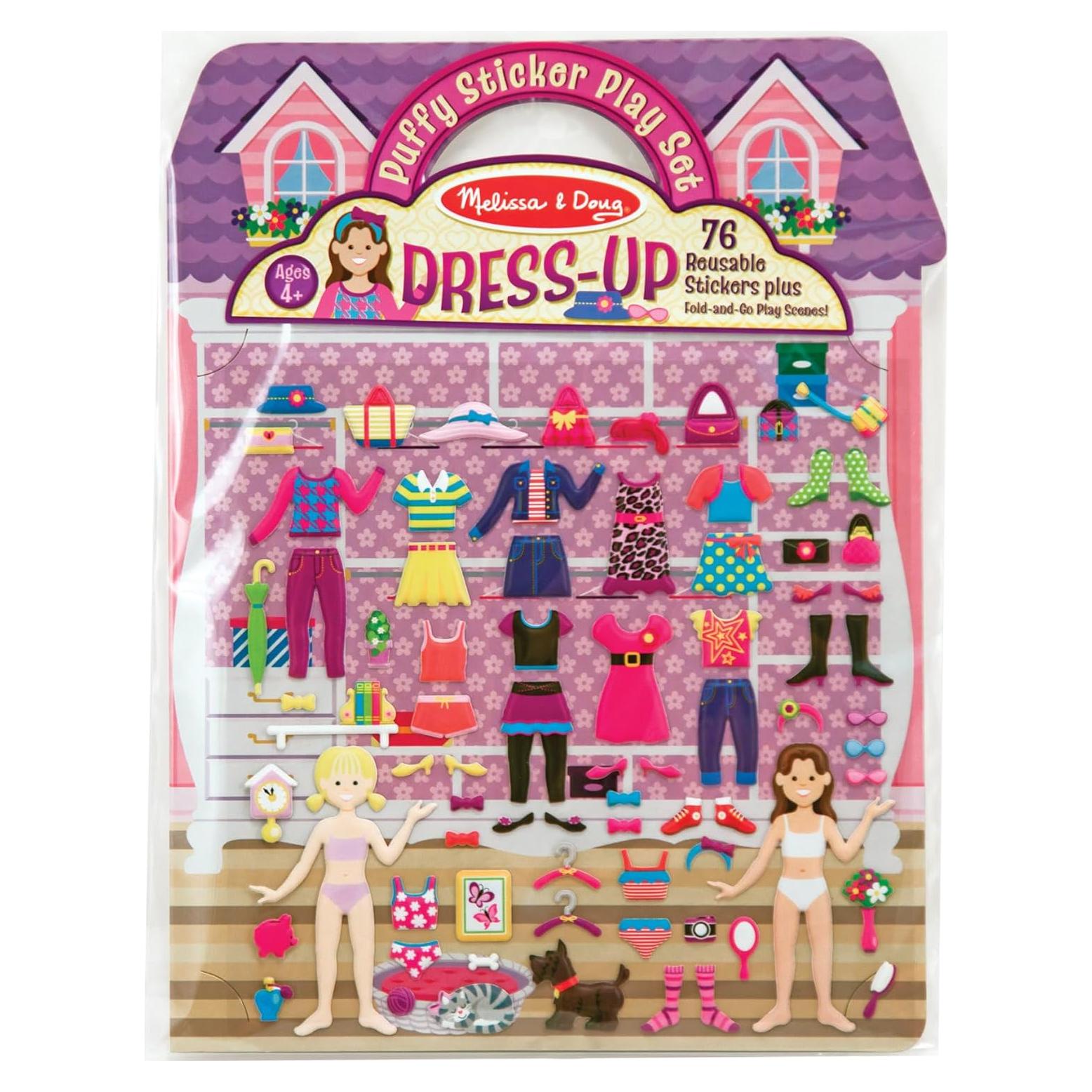 Libro de Actividades de Stickers Esponjosos Melissa & Doug - 76 Reutilizables