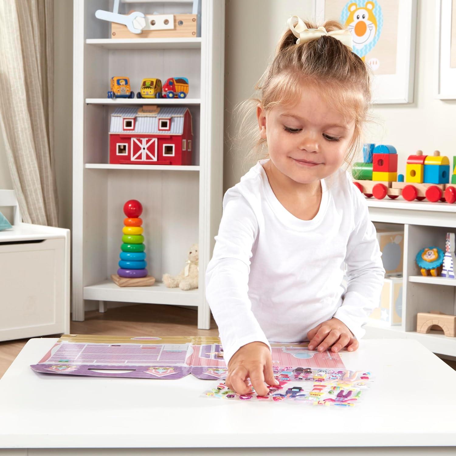 Libro de Actividades de Stickers Esponjosos Melissa & Doug - 76 Reutilizables