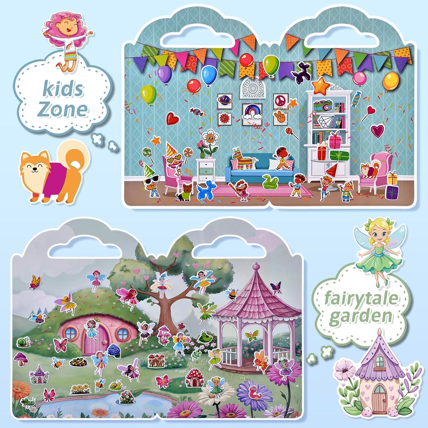 Set de Libros de Stickers Puffy Cosomia - 260 Stickers 3D