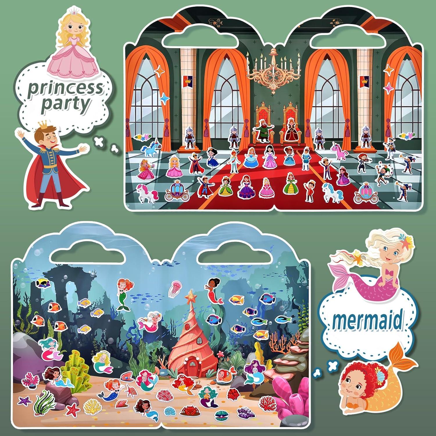 Set de Libros de Stickers Puffy Cosomia - 260 Stickers 3D