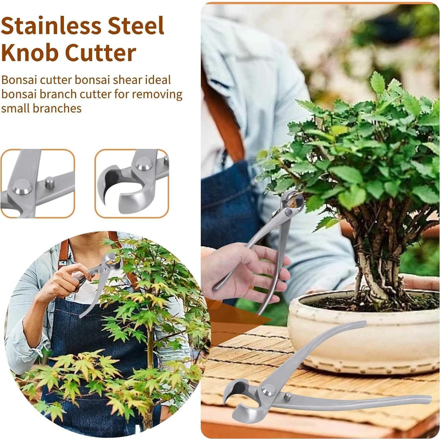 Cortador de Bonsái HERCHR 180mm Acero Inoxidable Ergonomico