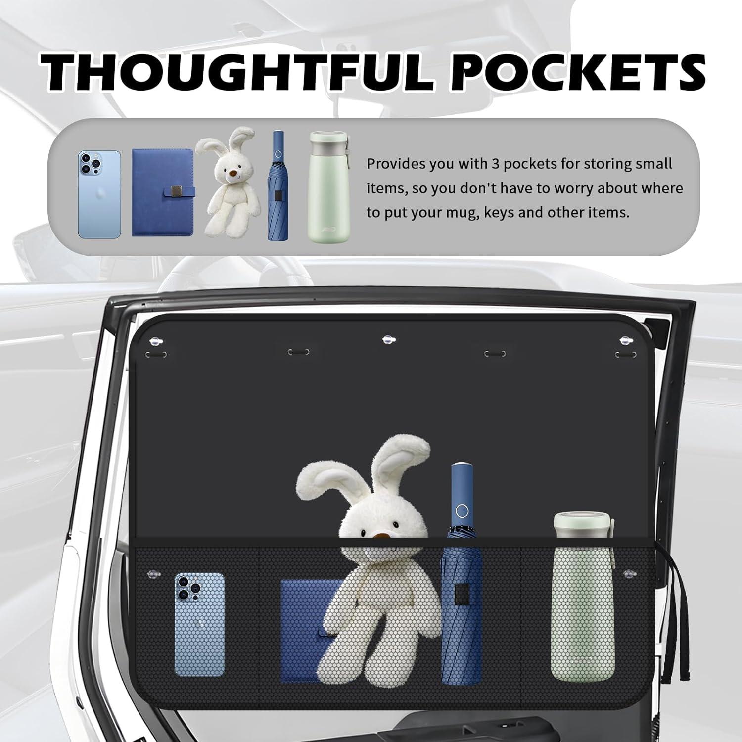 Sombrillas Opacas para Ventanas de Coche IHOTDER 69.1x50 cm