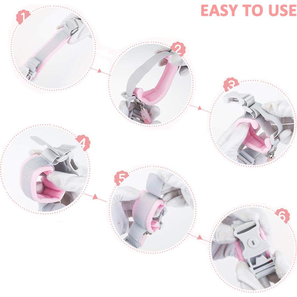 Correa de Muñeca Anti Pérdida Socub 1.5m + 2.5m Rosa