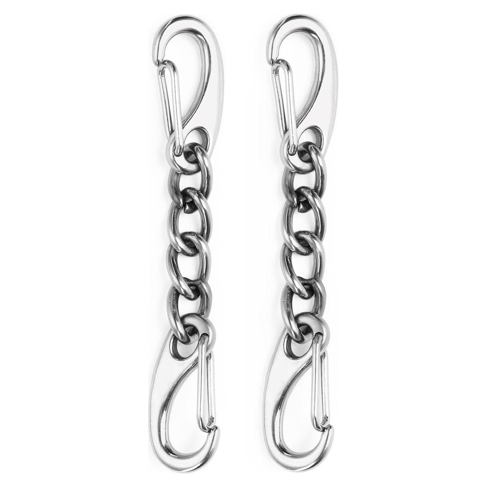 Clip de Seguridad para Collar de Perro JIPIMON - Acero Inoxidable, 2 Piezas