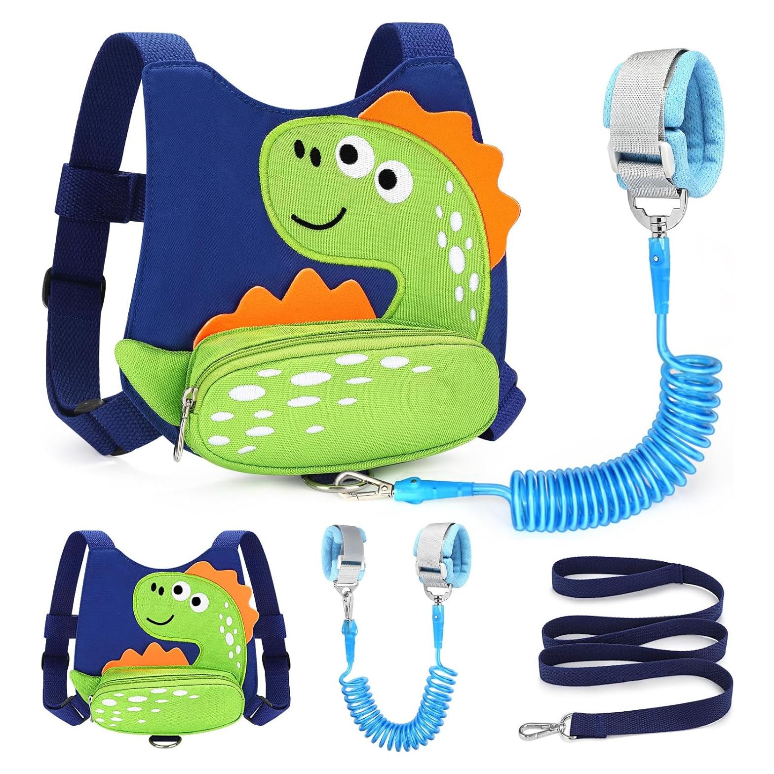 Arnés de Bebé Accmor Dinosaurio con Correa Antipérdida 1-4 Años