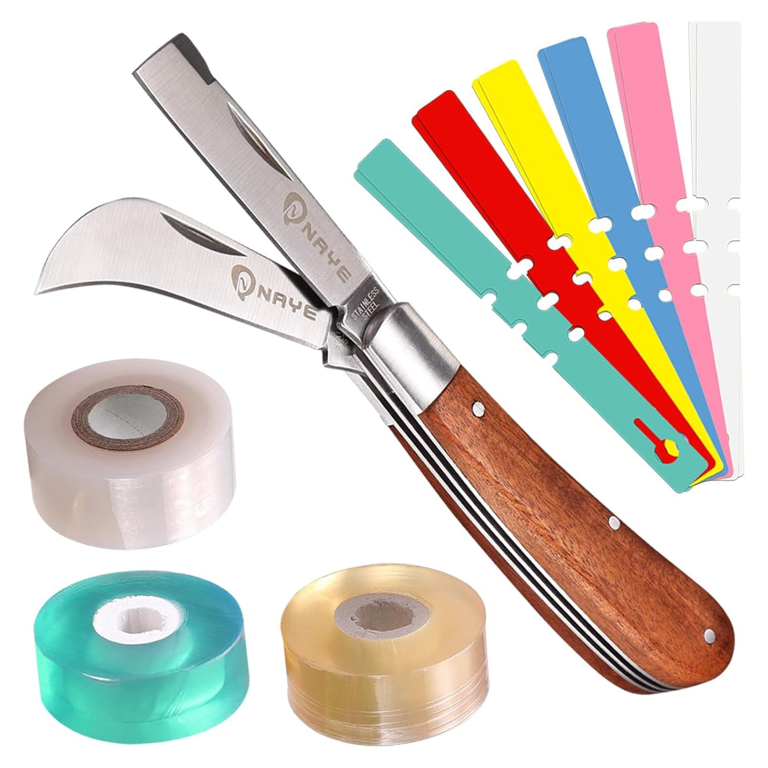 Cuchillo de Jardinería NAYE para Injertos 6.67 cm Doble Hoja