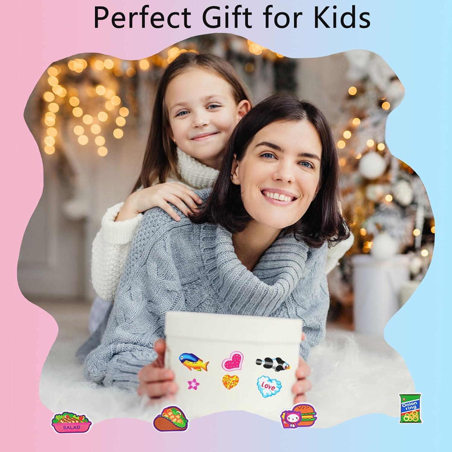 Stickers 3D Esponjosos DaiUni 24 Hojas para Niños Creativos