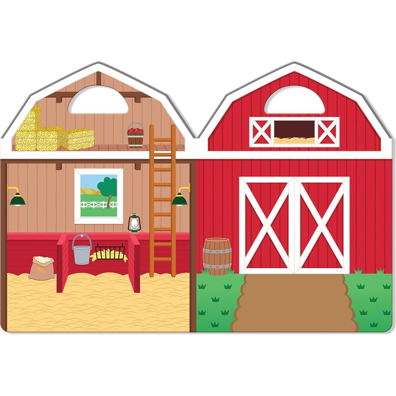 Calcomanías Puffy Reutilizables Granja Melissa & Doug