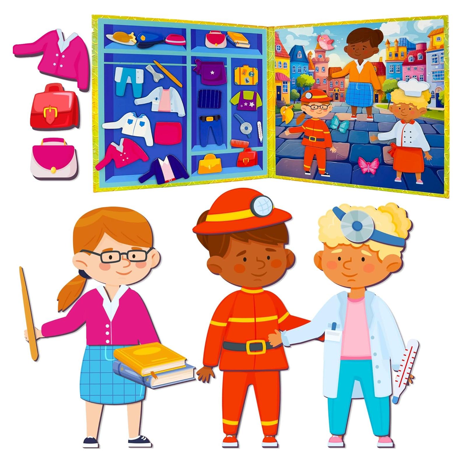 Muñecas Magnéticas QUOKKA para Vestir - Set de 35 Piezas