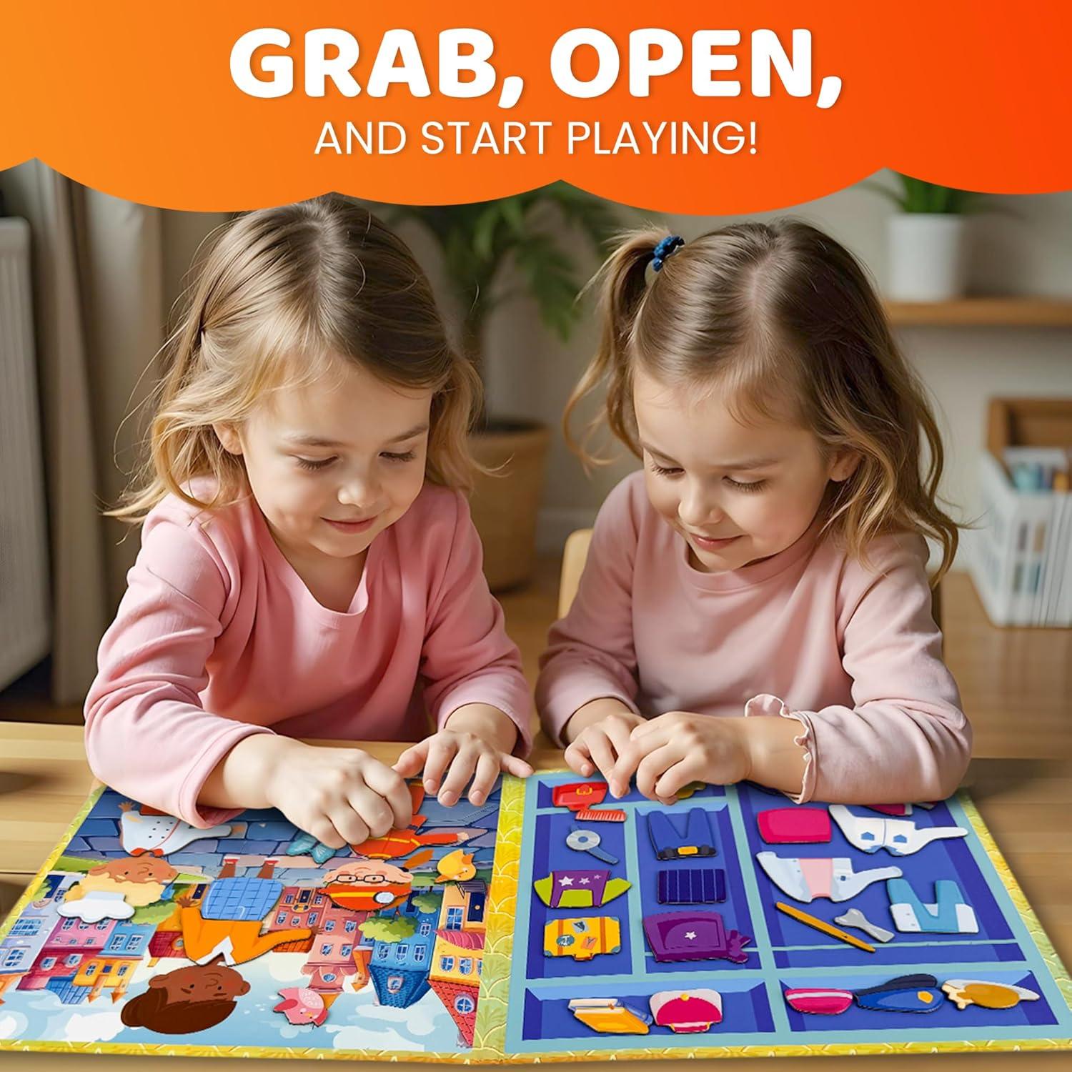 Muñecas Magnéticas QUOKKA para Vestir - Set de 35 Piezas