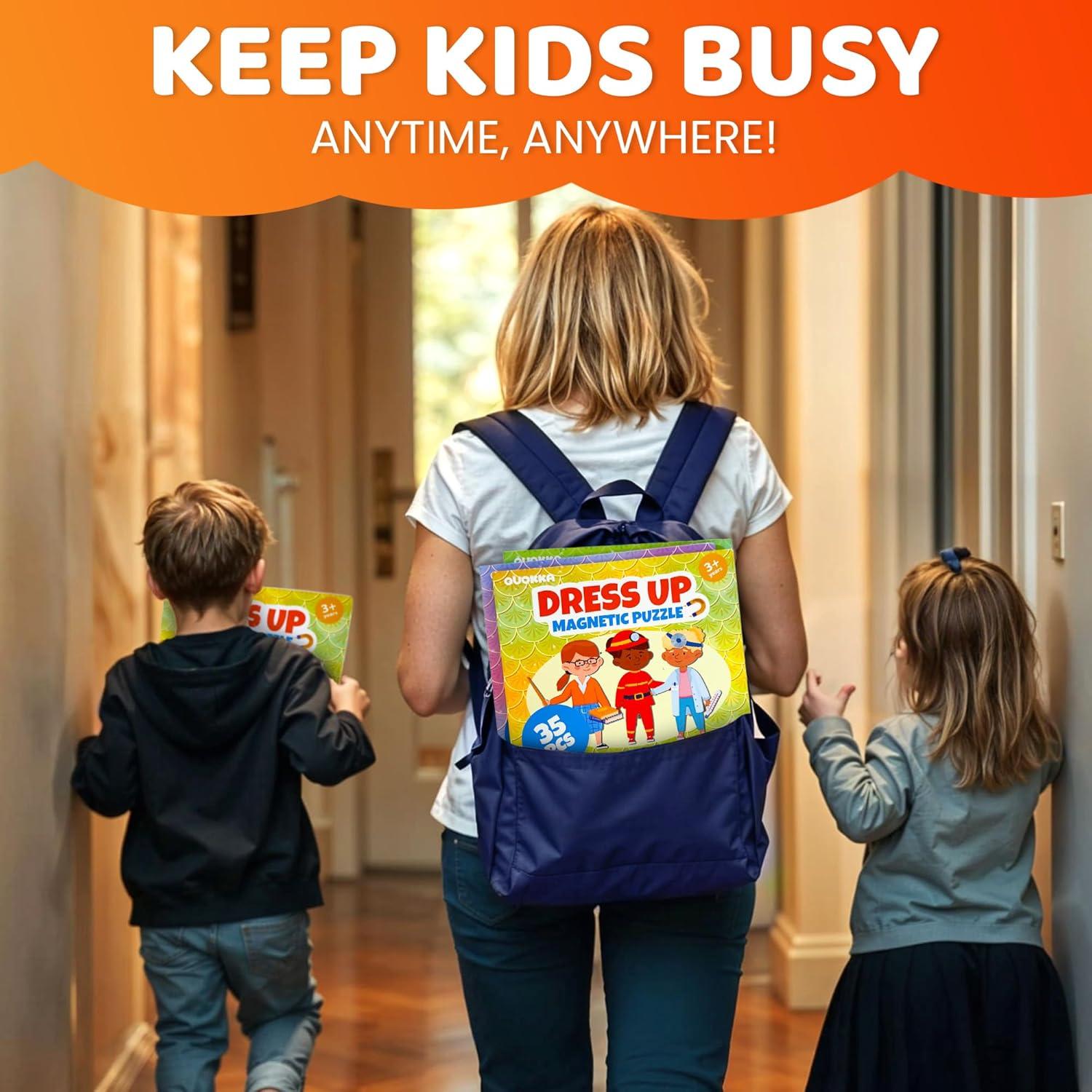 Muñecas Magnéticas QUOKKA para Vestir - Set de 35 Piezas