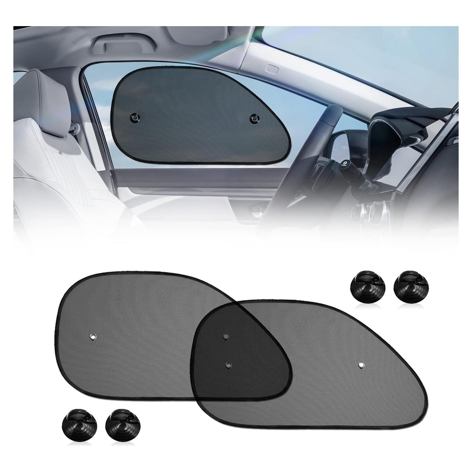 Paquete de 2 Sombrillas para Ventanas de Auto RBOKO UV