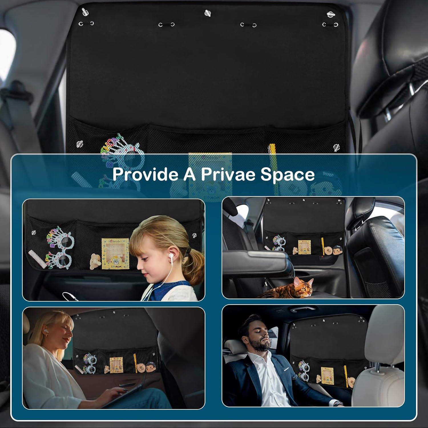 Sombrillas para Ventanas de Auto LSTRAGY 2 Pcs 67.8x50.8cm