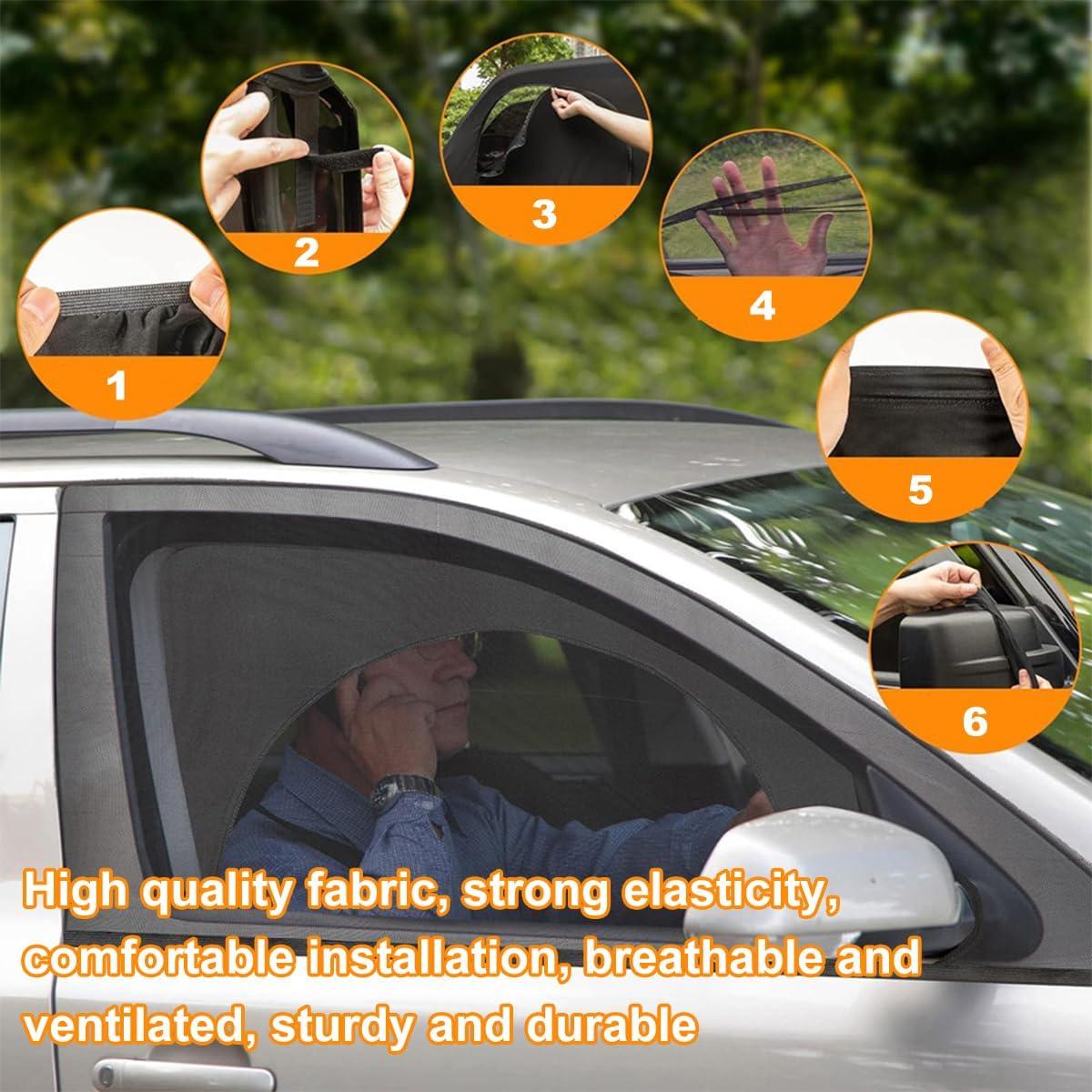 Sombrilla para Ventana de Auto KHGUZ 2PCS Protección Solar