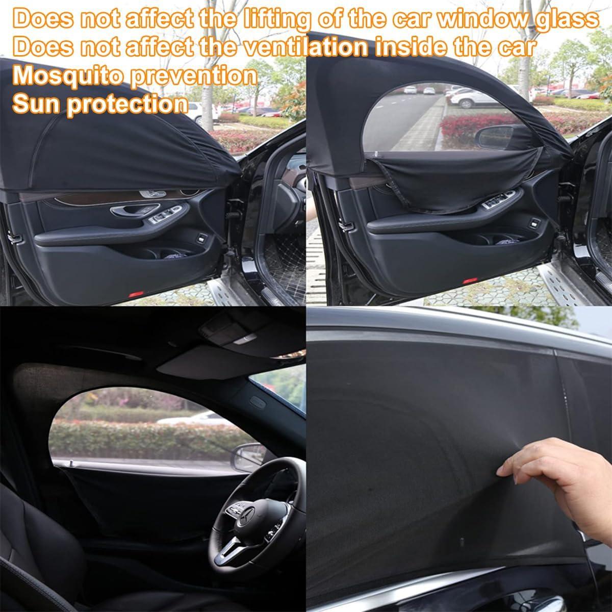 Sombrilla para Ventana de Auto KHGUZ 2PCS Protección Solar
