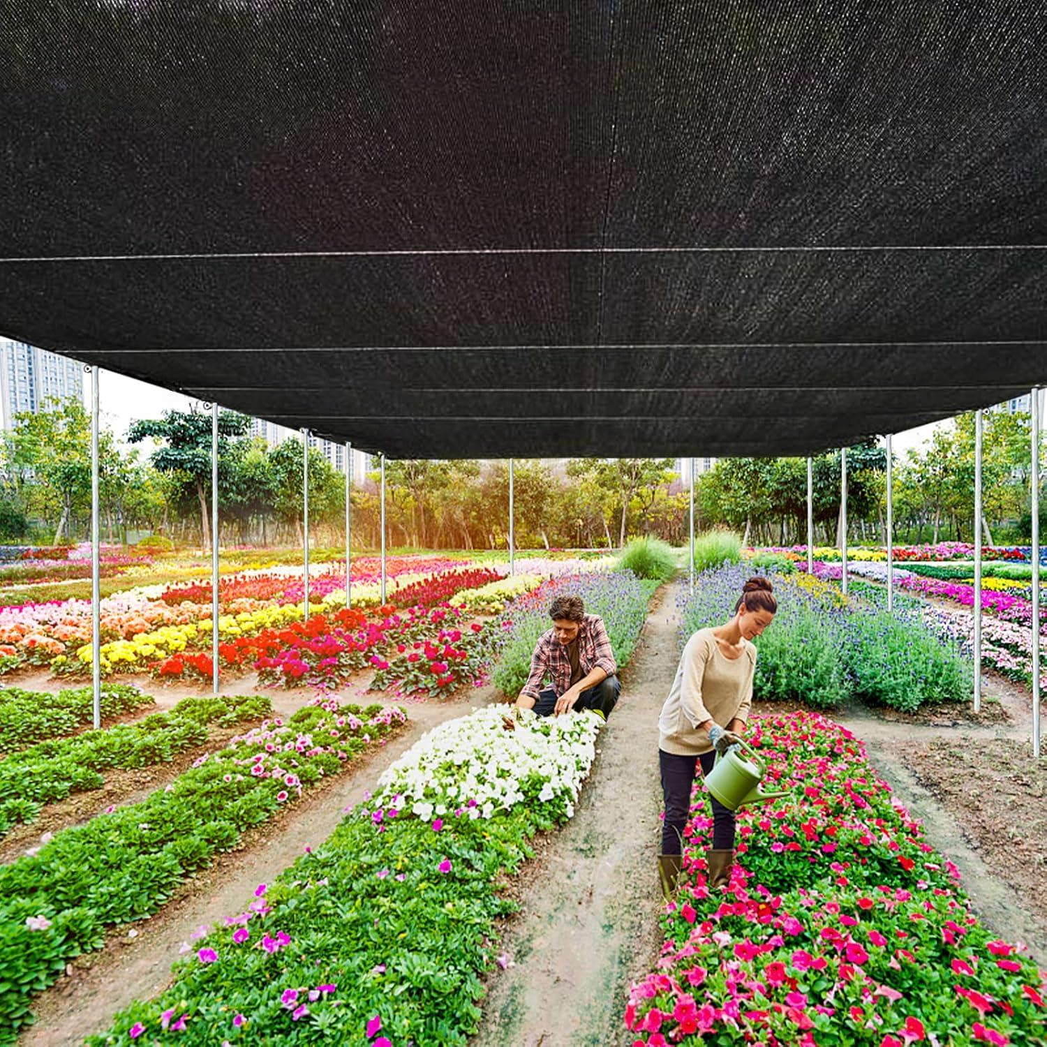 Tela de Sombra QLOFEI 0.91m x 1.83m 80-90% Bloqueo Solar