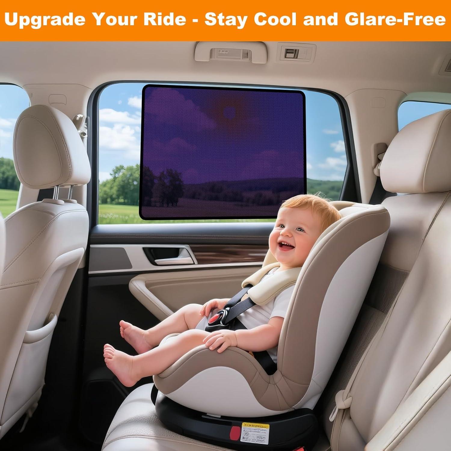 Sombrillas para Ventanas de Auto KOCZIL - 2 Piezas 53x35 cm