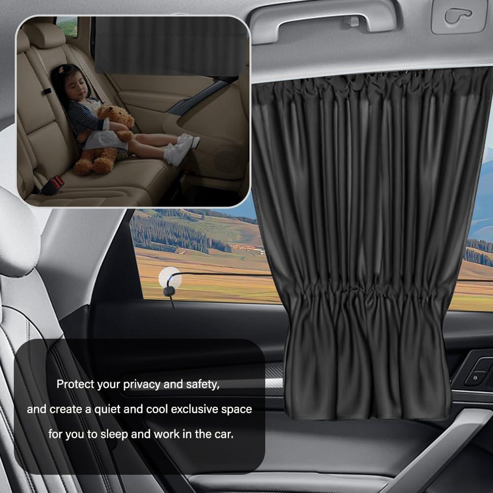 Sombrillas para Ventanas de Coche IHOTDER - 2 Piezas 66x52 cm