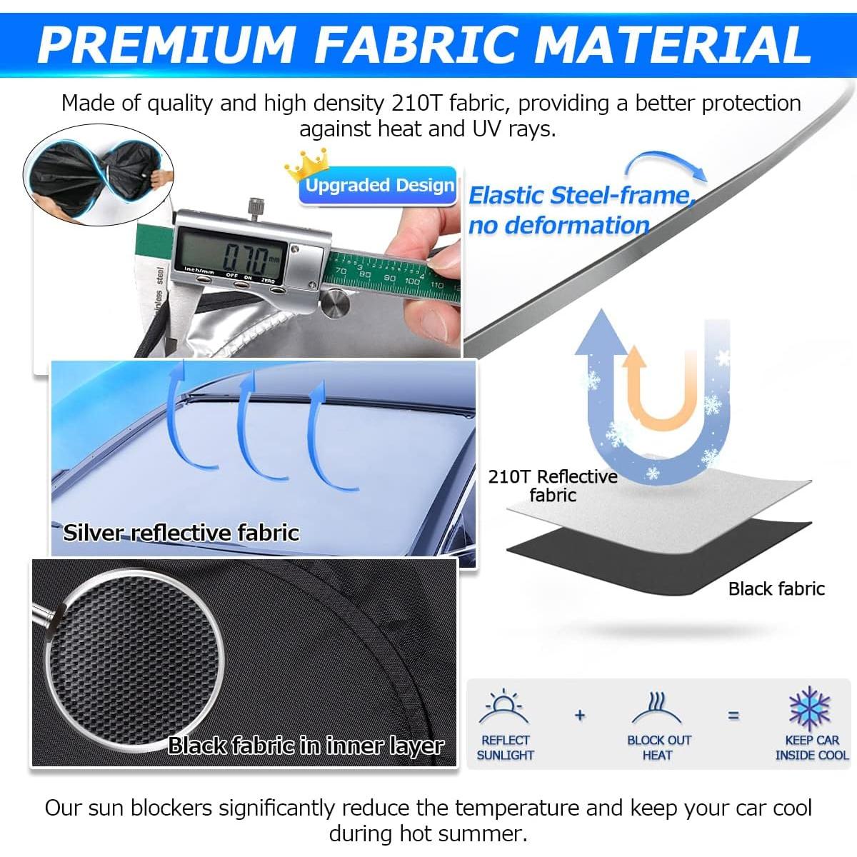 Protector Solar Karltys 3PCS para Toyota RAV4 2019-2025