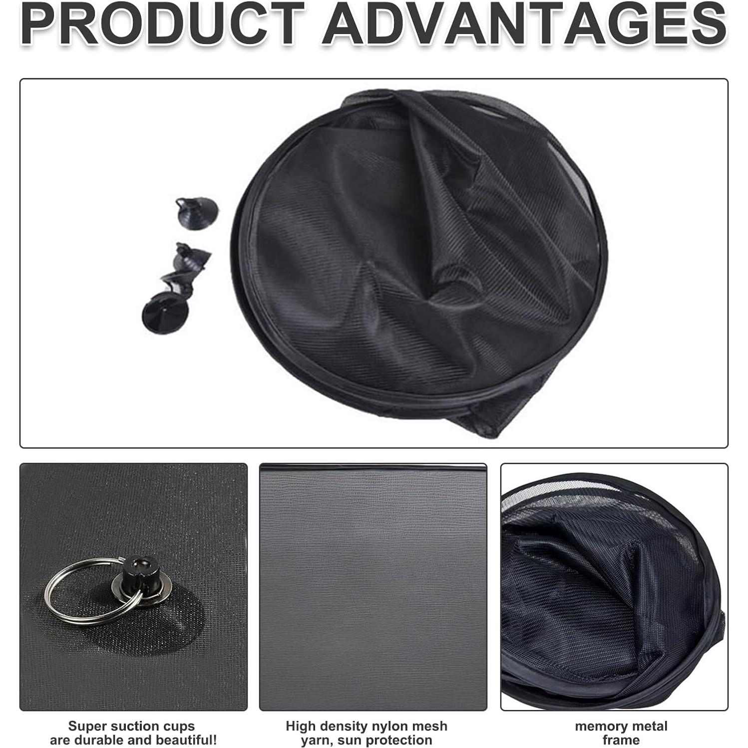 Sombra de Ventana Trasera PKRFCJ 101.6x50.8 cm Malla UV