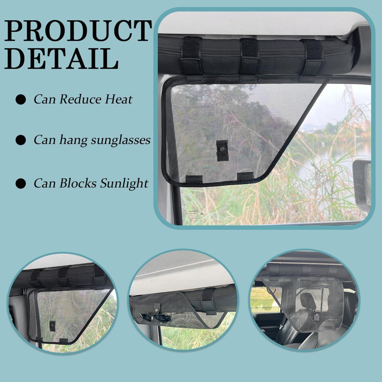 Protector de Ventana Lateral Jeep Wrangler EJDRFN Negro 40x25cm