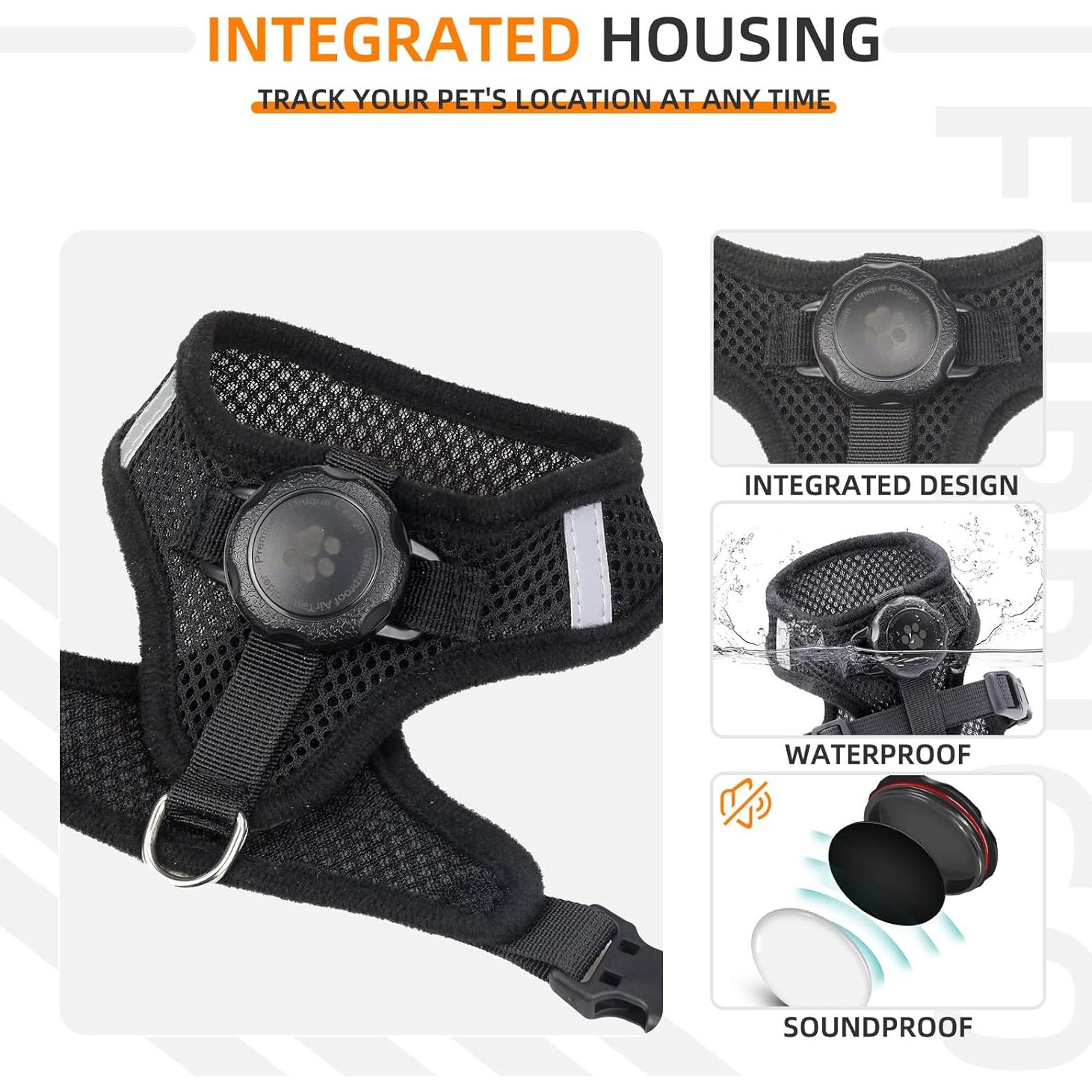 Arnés y Correa para Gatos Furrigo AirTag Impermeable Ajustable