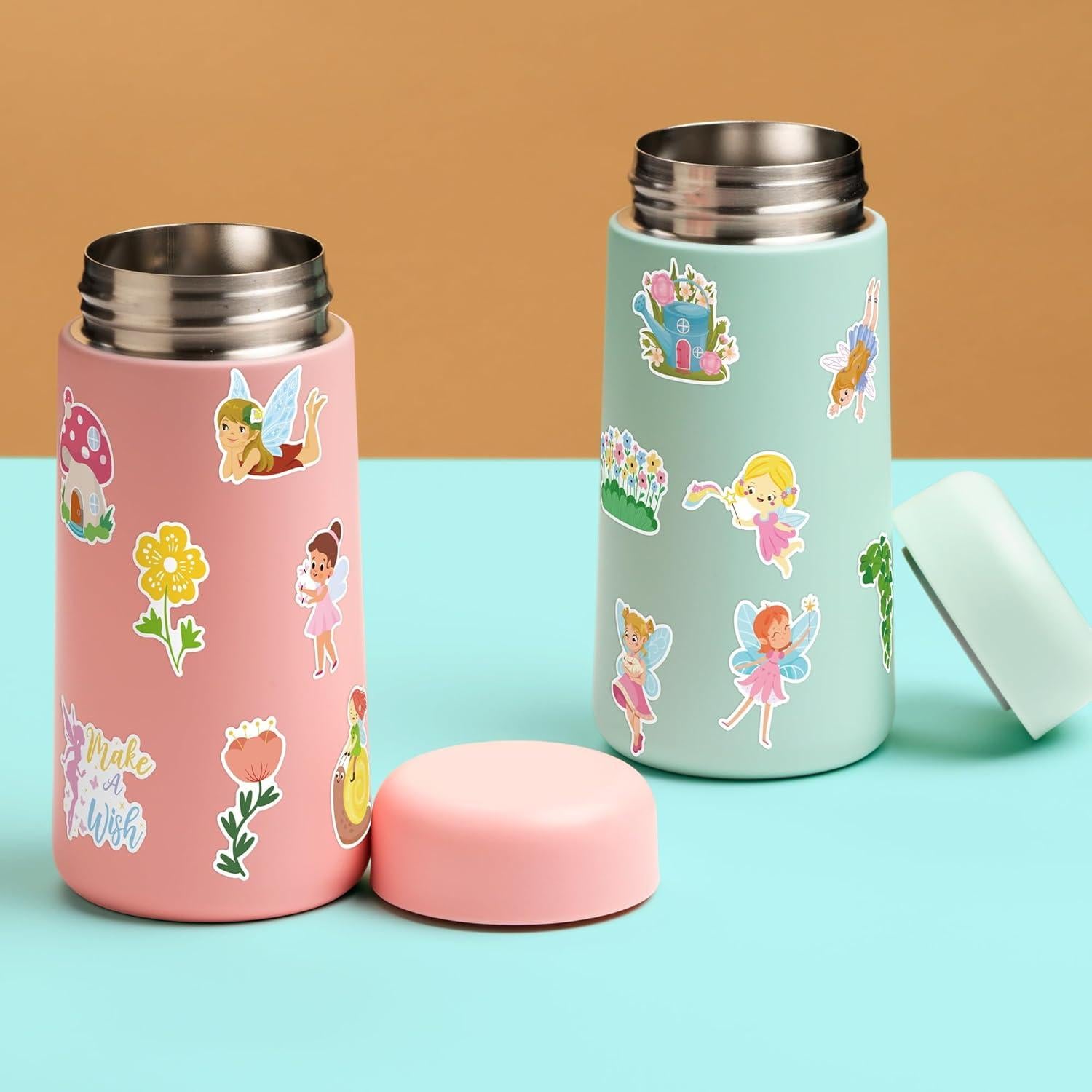 Pegatinas de Hadas del Bosque Haooryx - 100 Piezas Reutilizables