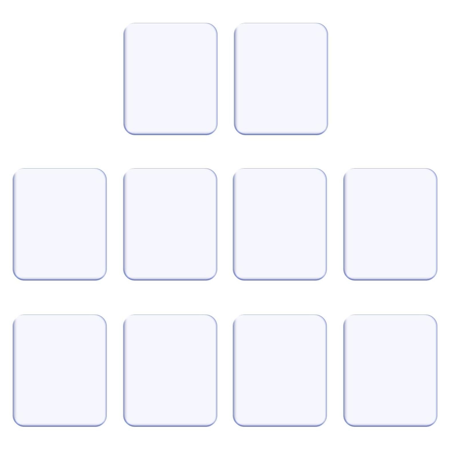 Almohadillas de Gel Adhesivas ZC GEL - Paquete de 10 Unidades