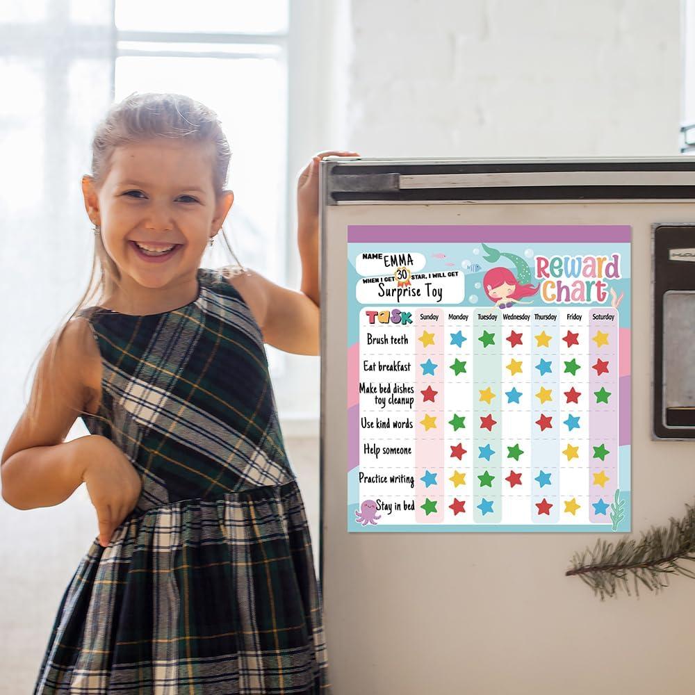 Tabla de Recompensas Magnética Yasest Sirena 34.4x29.2cm