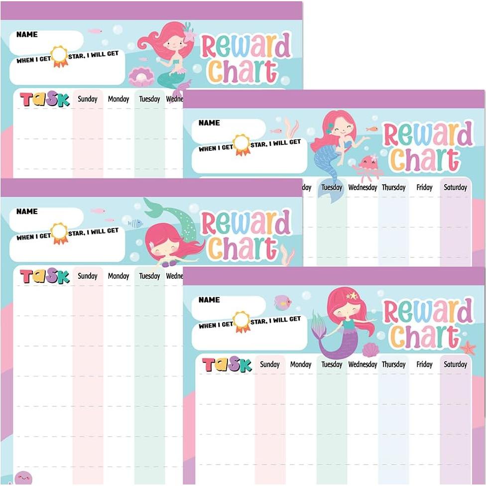 Tabla de Recompensas Magnética Yasest Sirena 34.4x29.2cm