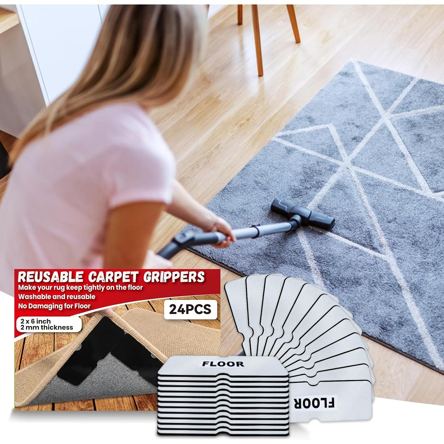 Grippers Antideslizantes para Alfombra Urdar Brunnr - 16 Piezas