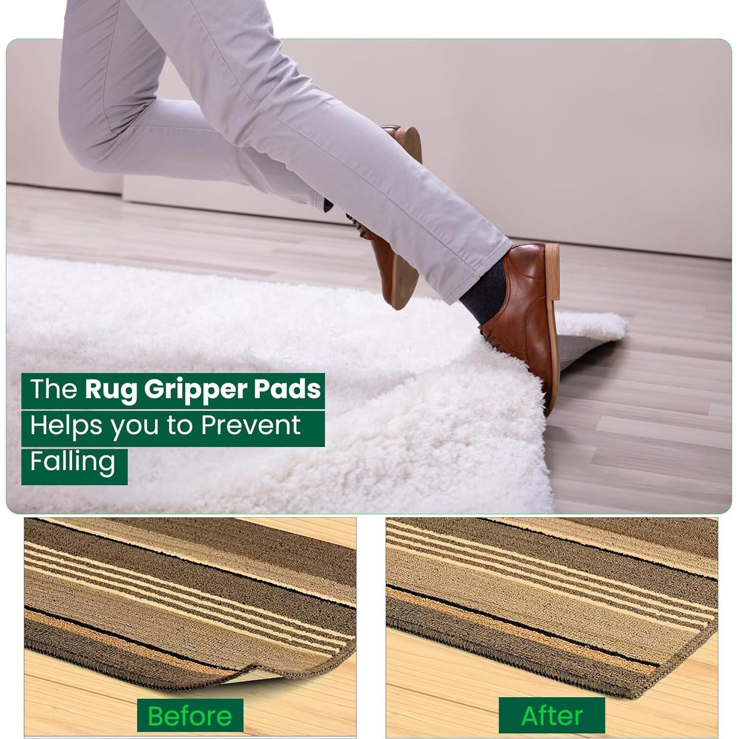 12 Almohadillas Antideslizantes Hot Stocks para Alfombras 2mm