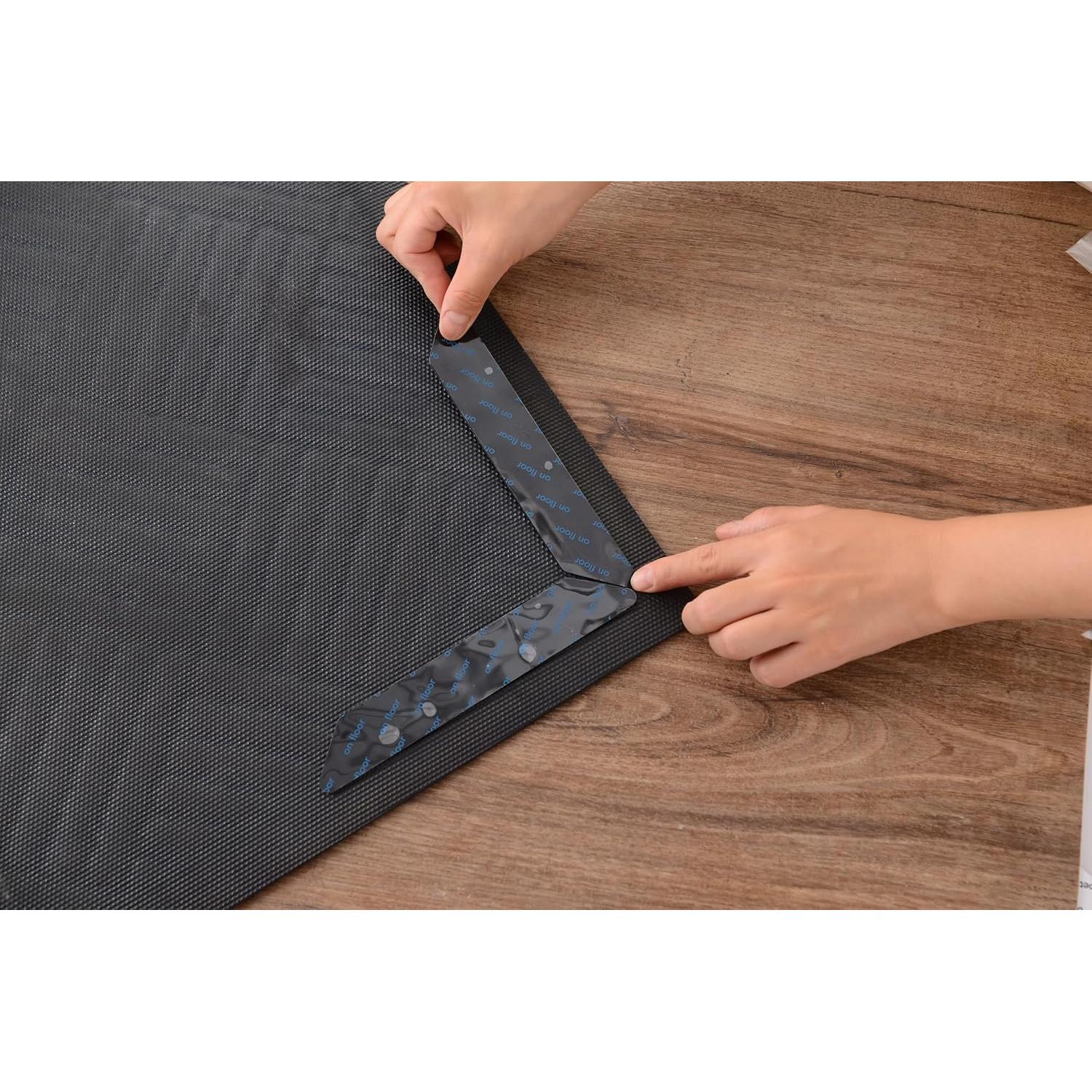 12 Almohadillas Antideslizantes Hot Stocks para Alfombras 2mm