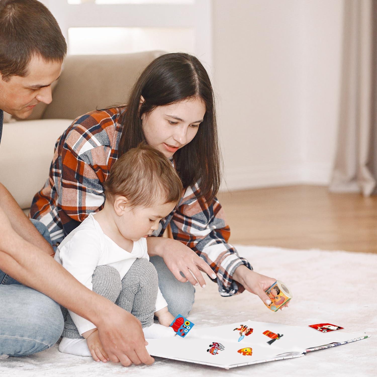 Calcomanías de Bomberos Haooryx - 300 Piezas Reutilizables