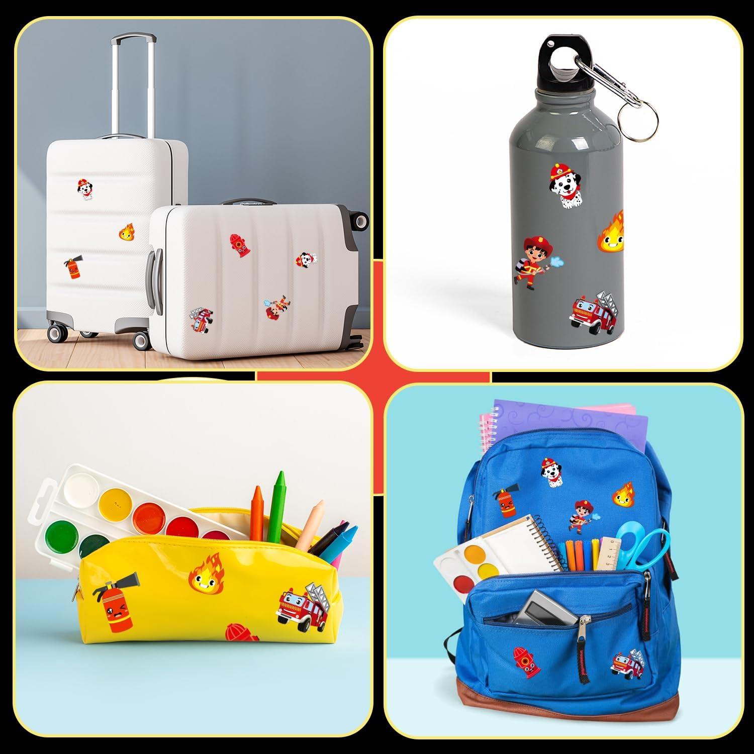 Calcomanías de Bomberos Haooryx - 300 Piezas Reutilizables