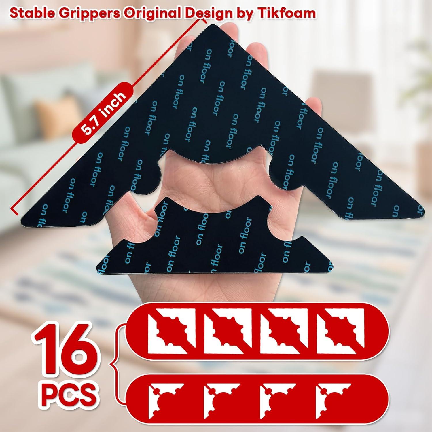 Grippers Antideslizantes para Alfombra Tikfoam 16 Piezas