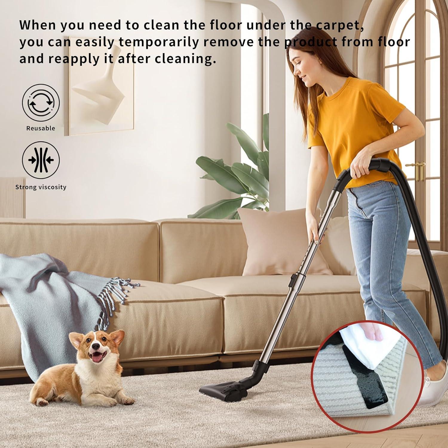 Grippers Antideslizantes SINSOP para Alfombras - 8 Piezas