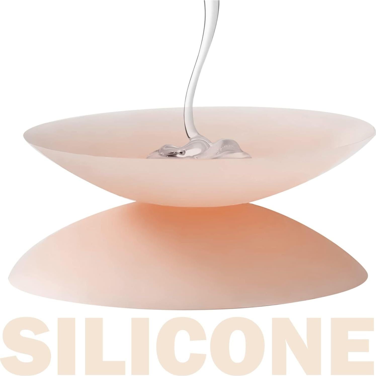 Cubiertas de Pezón MUQU para Mujeres - Silicona Adhesiva Rosa