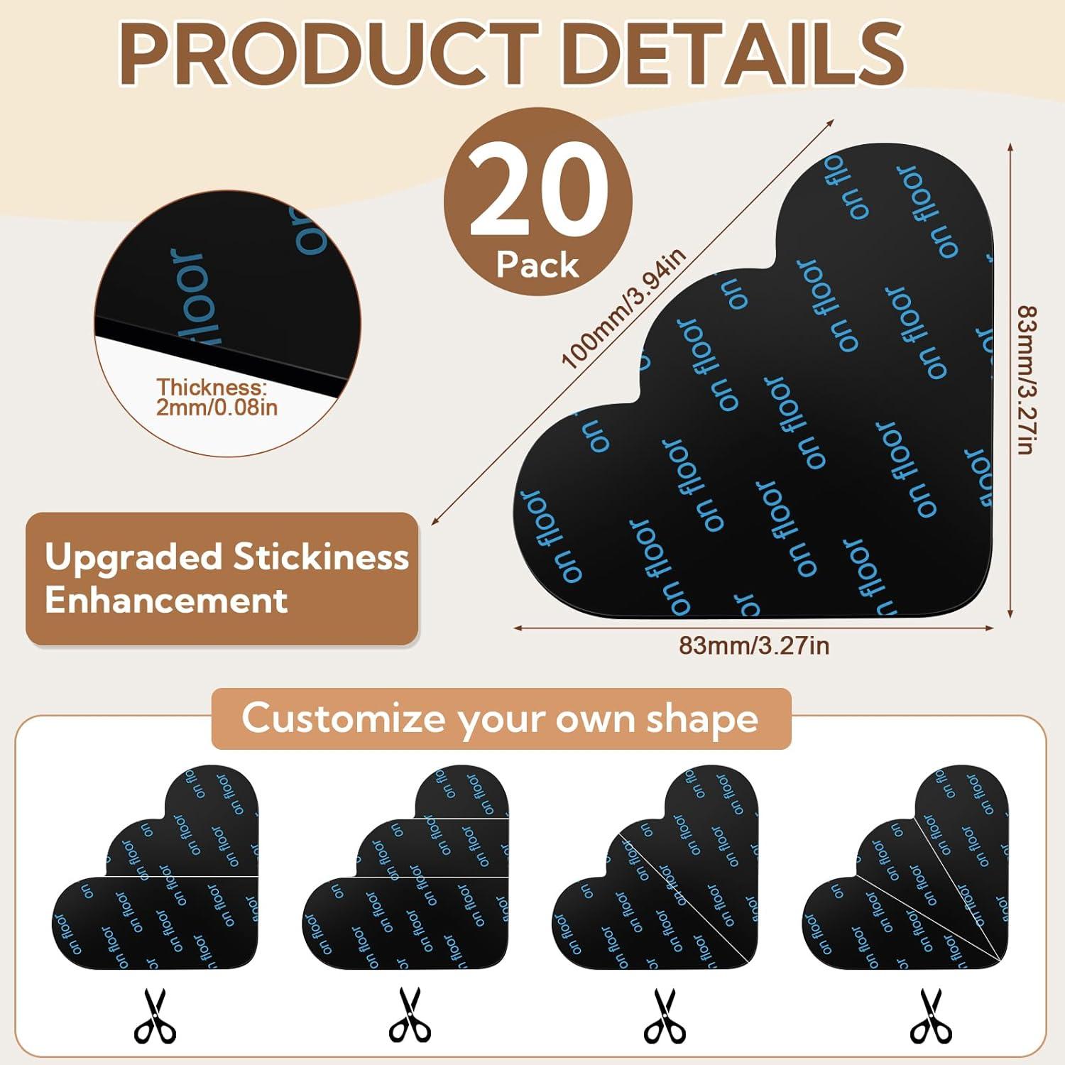 20 Piezas Agarradores de Alfombra Antideslizantes T80343