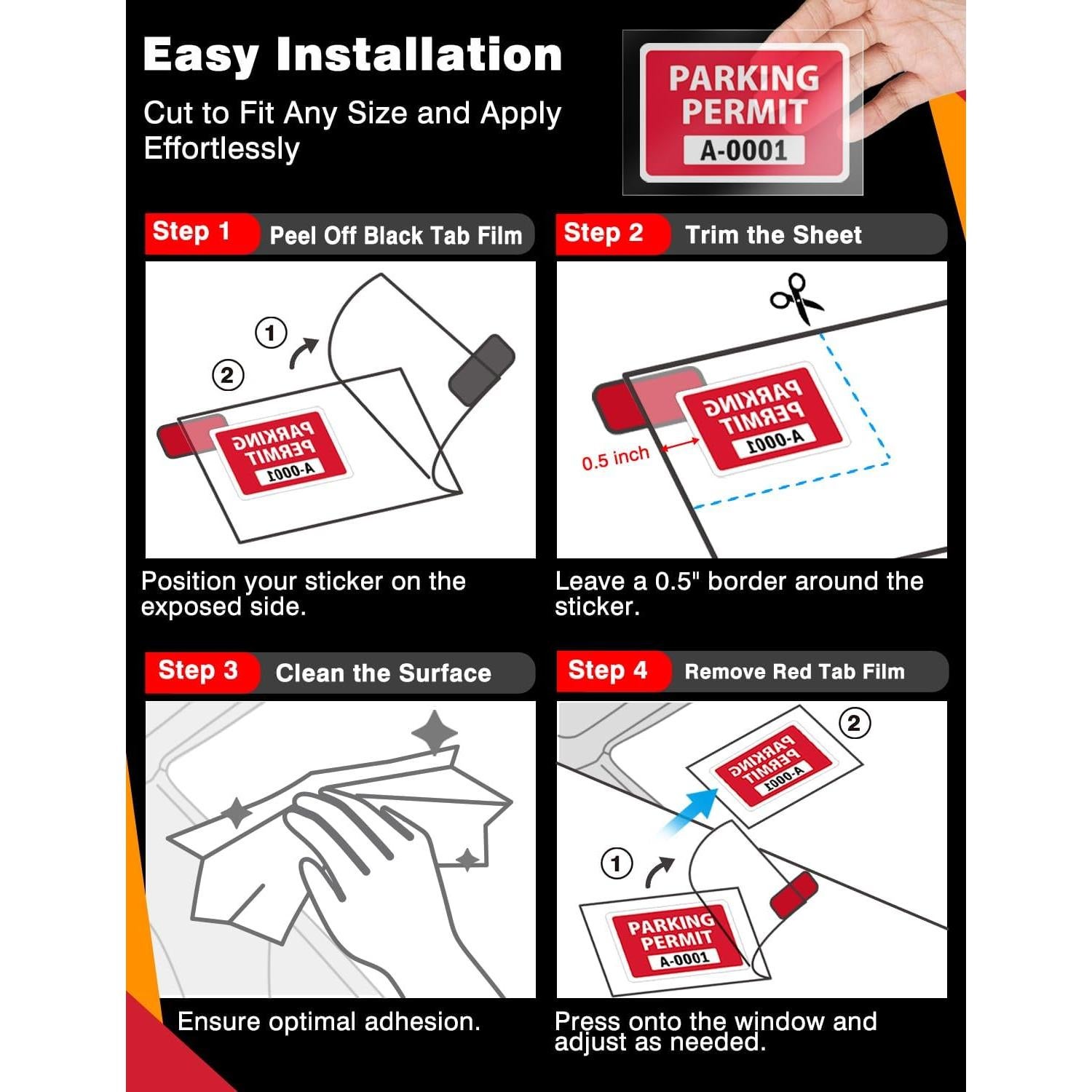 Aplicador de Calcomanías MASIGO 10x15 cm Resistente al Calor