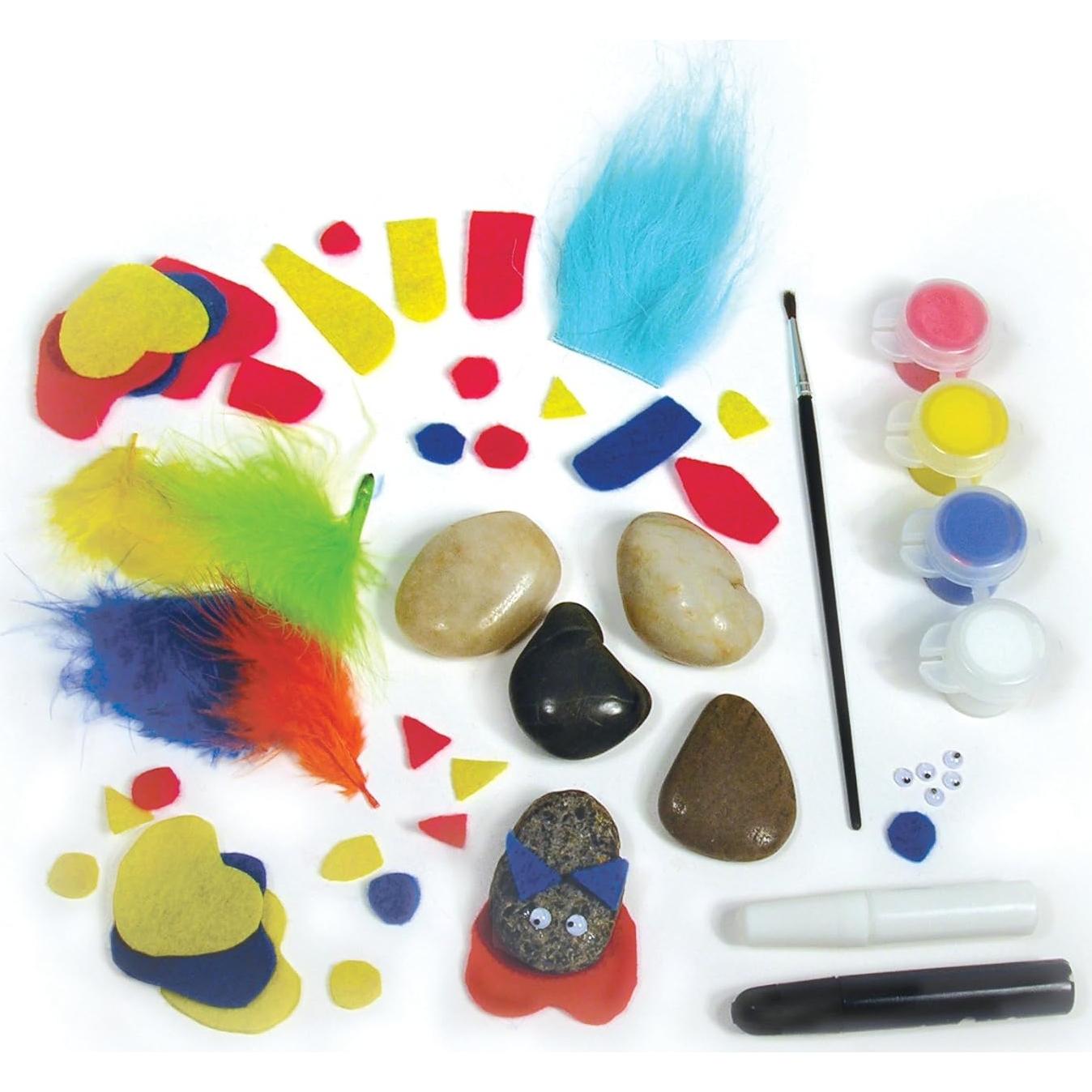 Kit de Pintura de Rocas Creatividad para Niños Rock a Doodle