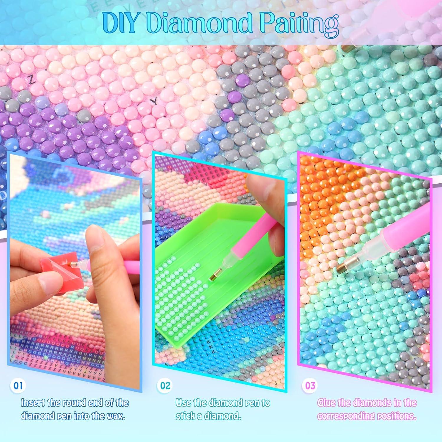 Kit de Pintura de Diamantes JXAVAXDE Campo de Golf 30x40 cm