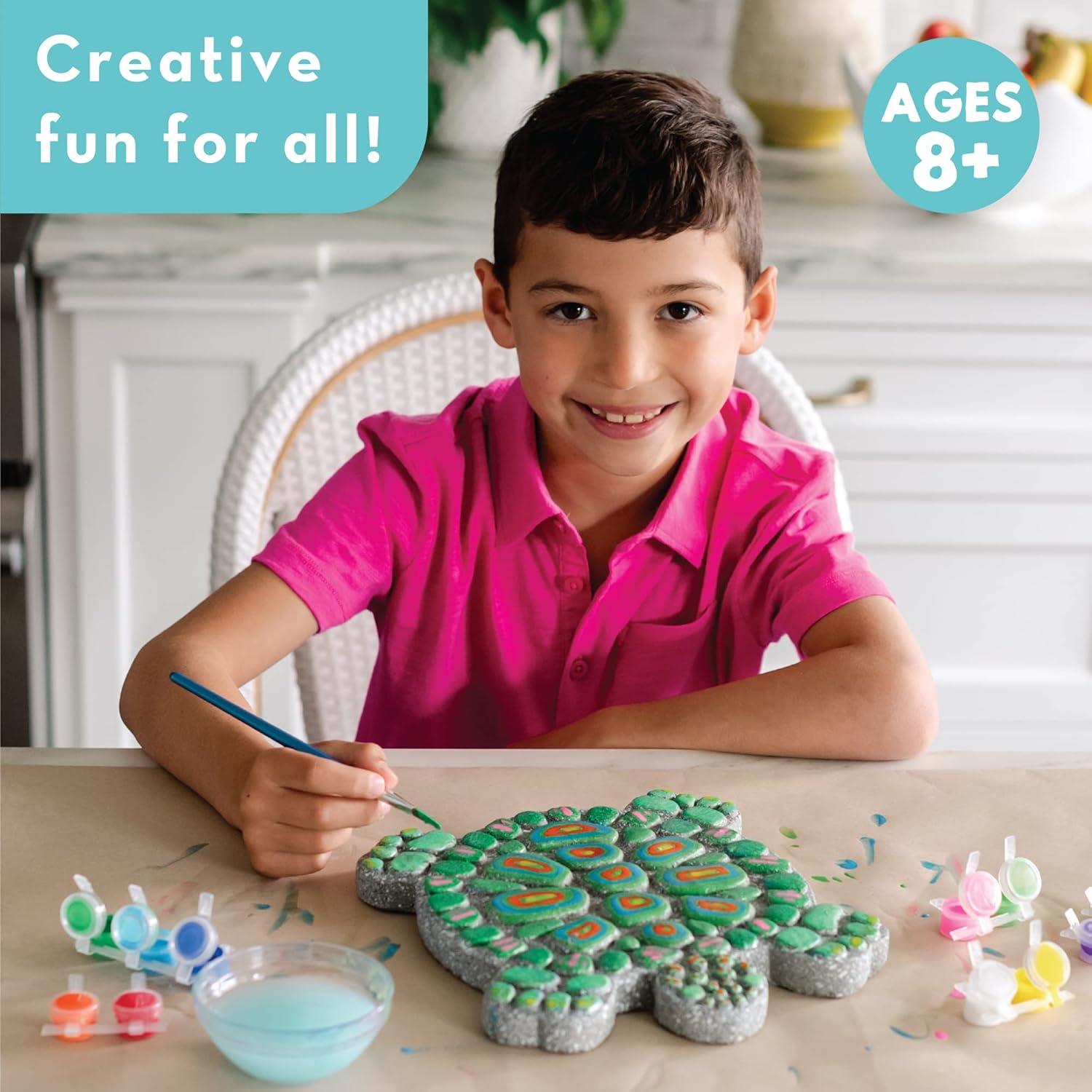 Kit de Pintura de Piedras de Paso Tortuga MindWare 25.4x22.86cm