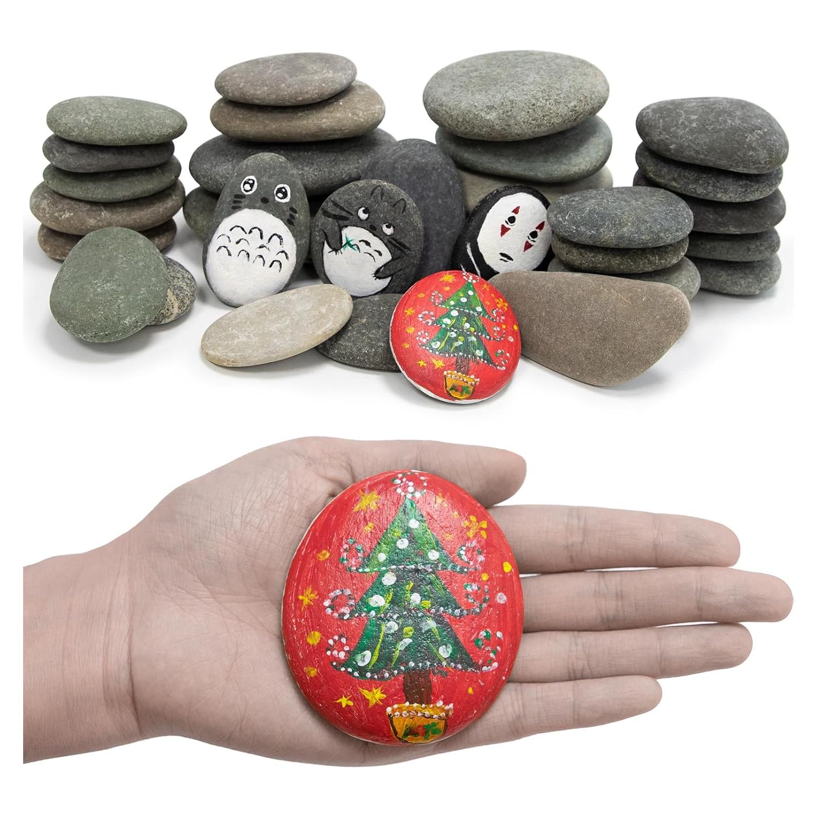 Rocas Grandes para Pintar Markdang 30-35 Pcs 7-13 cm Naturales