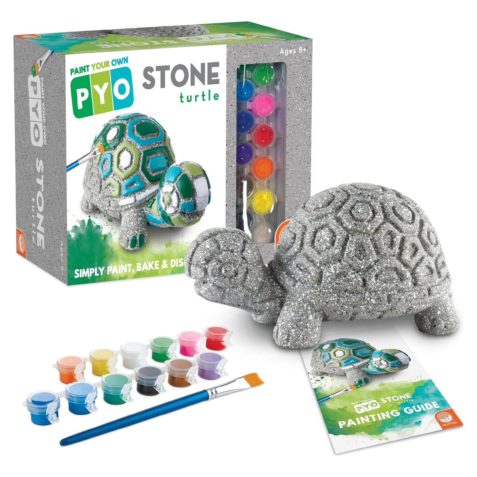 Kit de Manualidades MindWare Pinta Tu Propia Tortuga 20.32cm