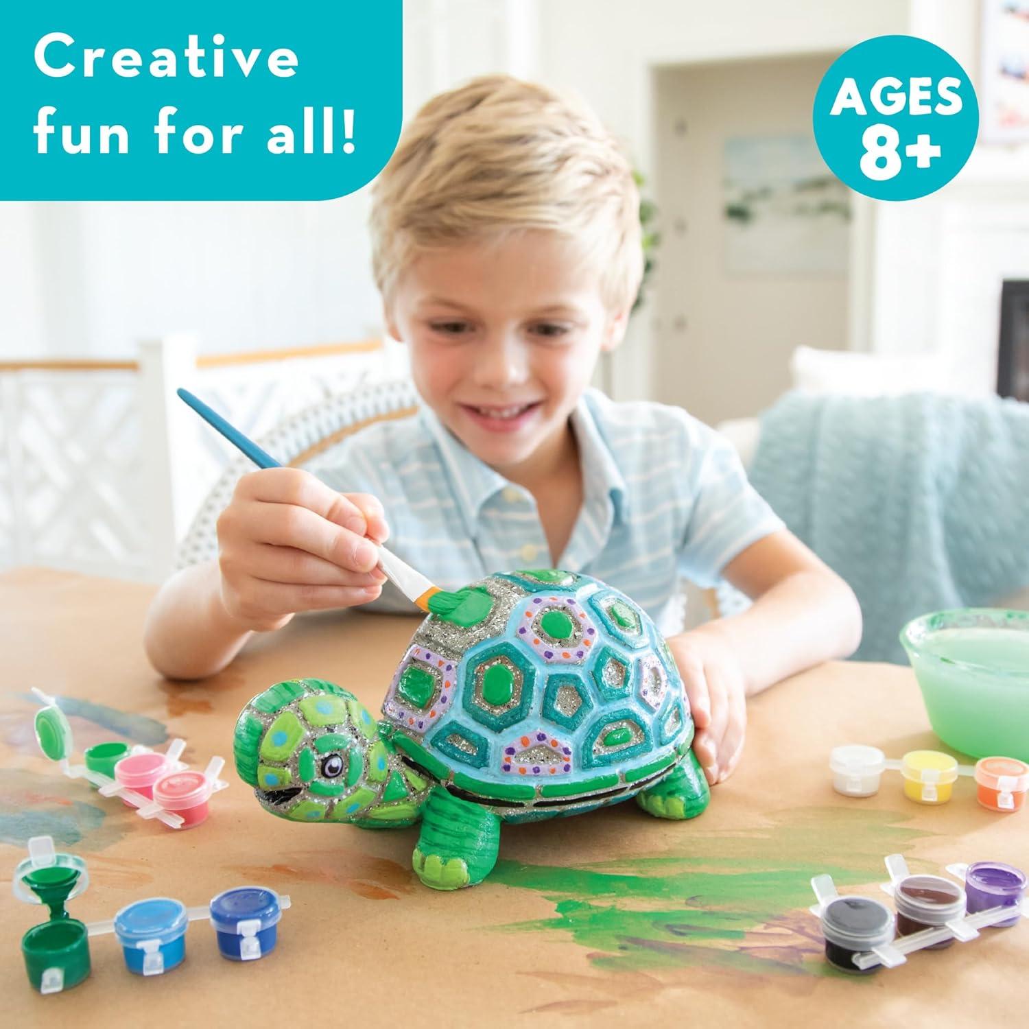 Kit de Manualidades MindWare Pinta Tu Propia Tortuga 20.32cm