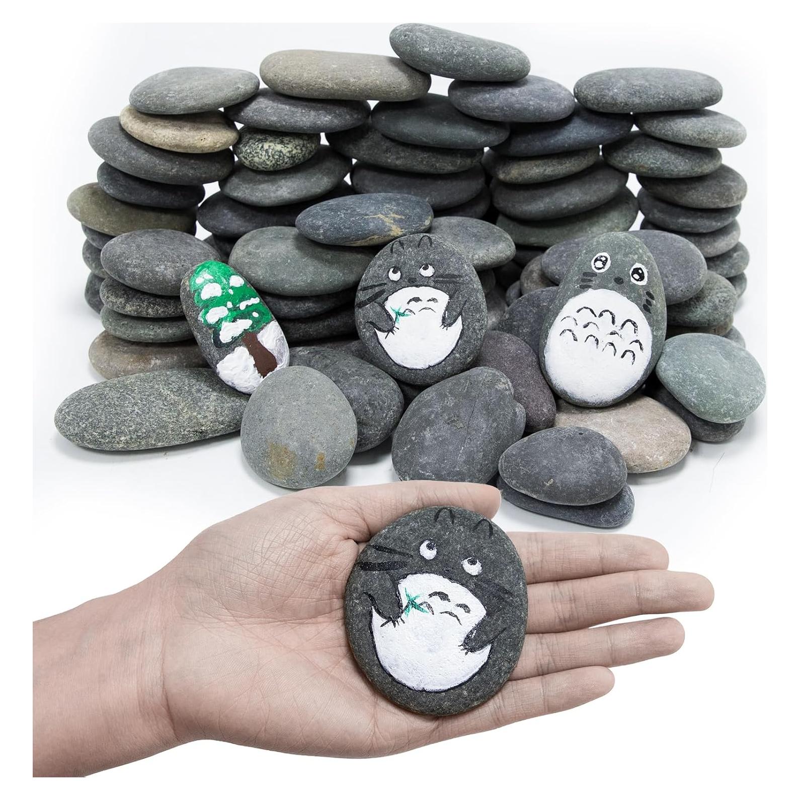 Rocas de Río para Pintar Markdang 8.16 kg 70-85 Piezas 5-10 cm