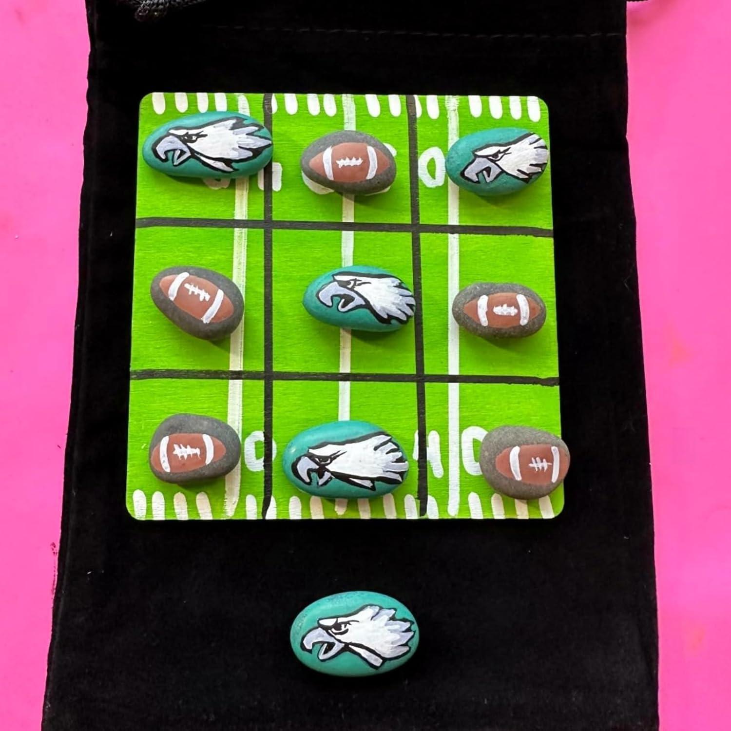 10 Piezas Piedras DIY para Pintar - Juego Tres en Raya CYLHCM